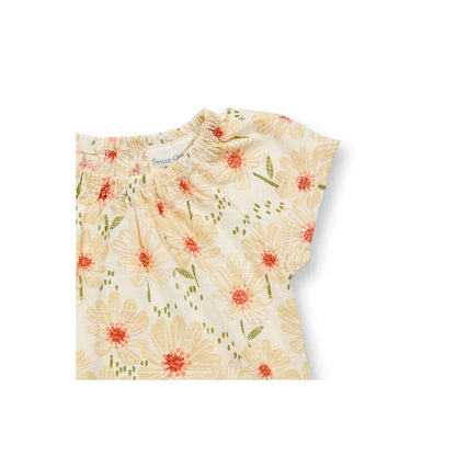 Baby Spielanzug mit Blumen, Modell LUA