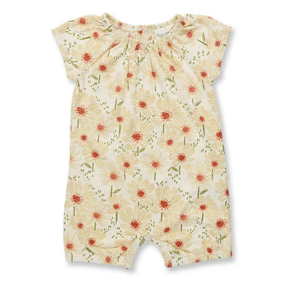Baby Spielanzug mit Blumen, Modell LUA