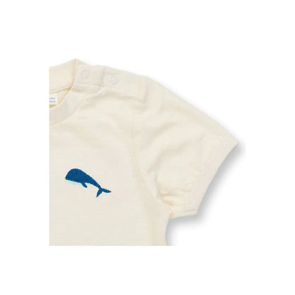 Baby T-Shirt mit Wal, Modell TAMO