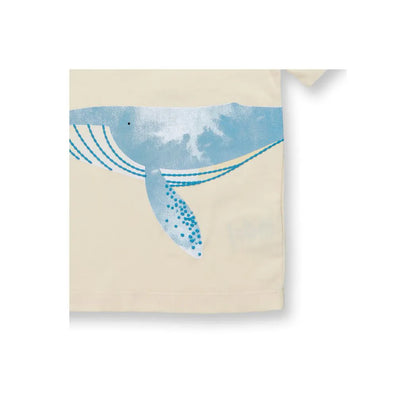 Kinder T-Shirt mit Wal-Motiv, Modell OSWIN