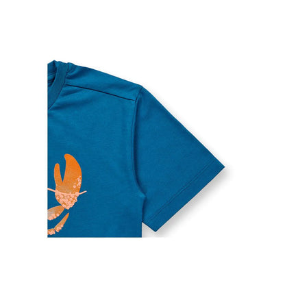 Kinder T-Shirt mit Hummerdruck, Modell OSWIN