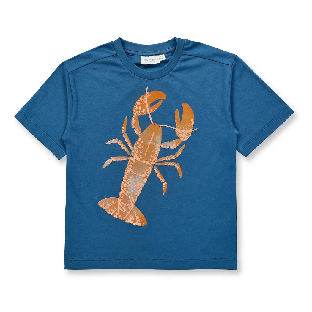 Kinder T-Shirt mit Hummerdruck, Modell OSWIN