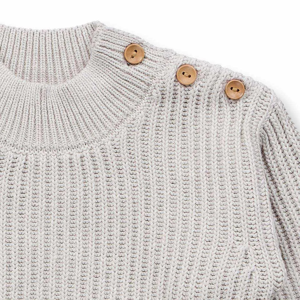 Baby Strickpullover - VARUNY creme melange