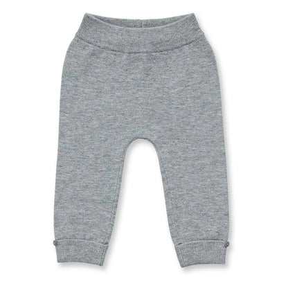 Baby Merino Strickleggins in grau mélange, Modell PABLO