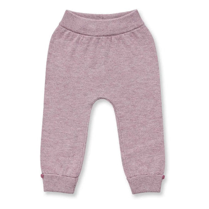 Baby Merino Strickleggins in mauve mélange, Modell PABLO
