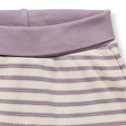 Babyhose mauve-weiß geringelt, Modell SJORS