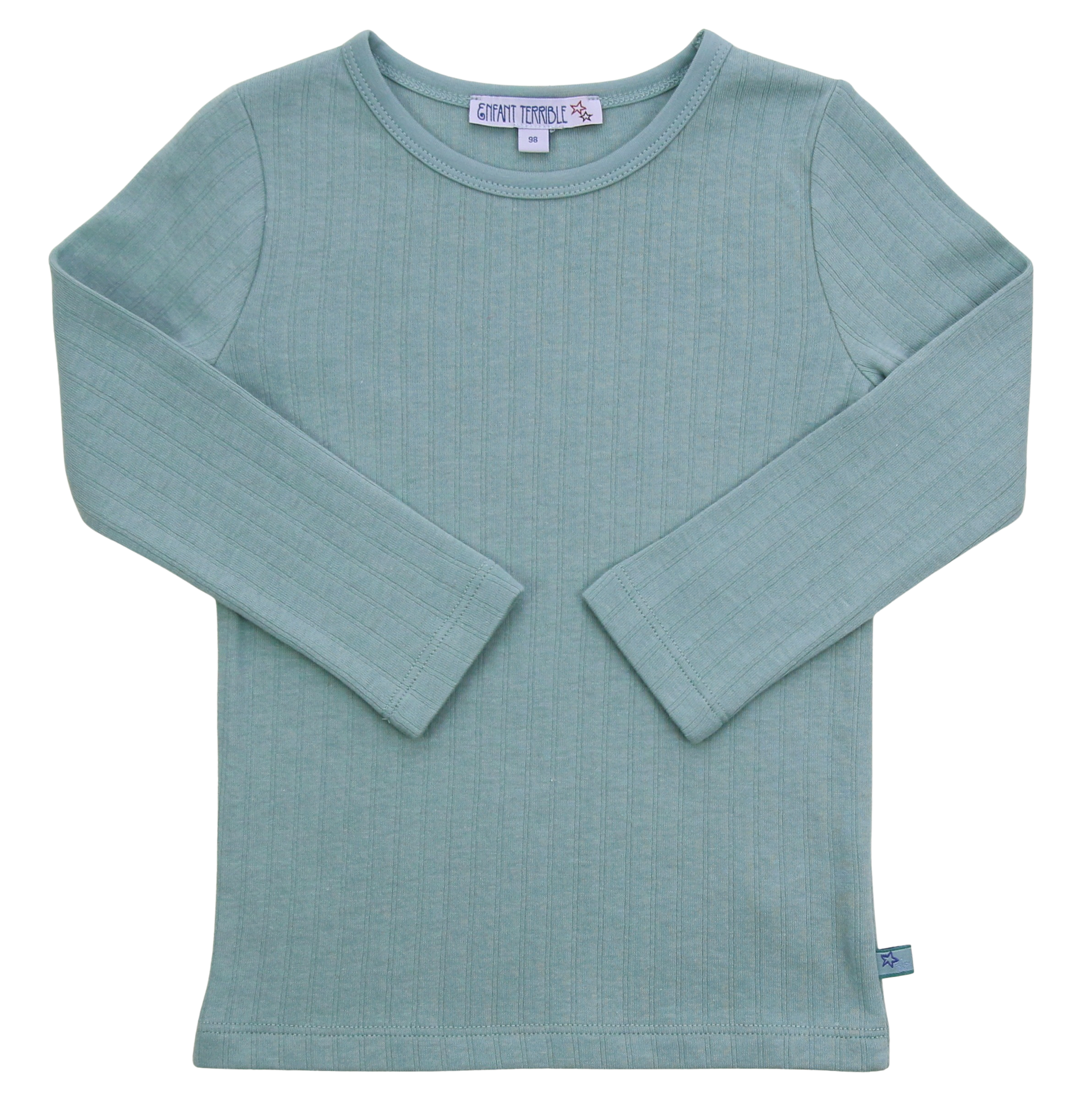 Ripp Shirt, doppellagig in light ocean