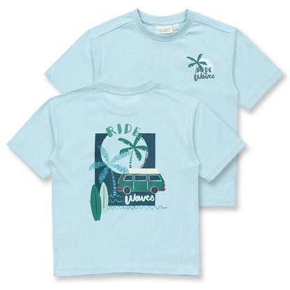 T-Shirt für Kinder in hellblau, Modell OSWIN