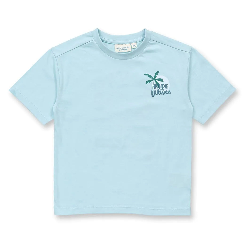 T-Shirt für Kinder in hellblau, Modell OSWIN
