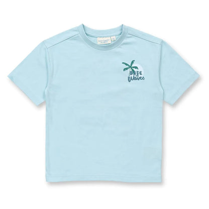 T-Shirt für Kinder in hellblau, Modell OSWIN