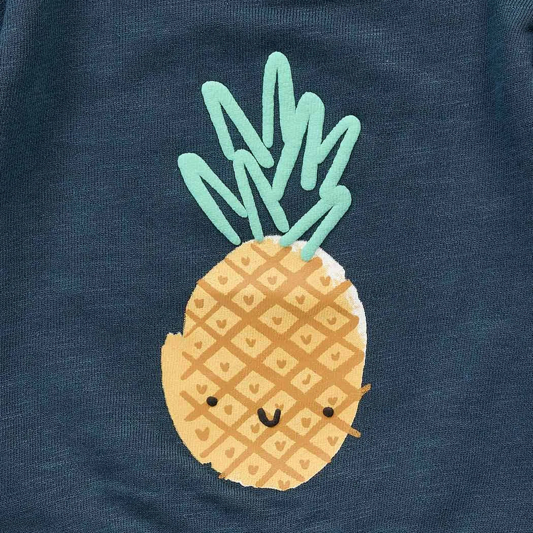 Baby Sweatshirt mit Ananas-Druck, Modell SIAM