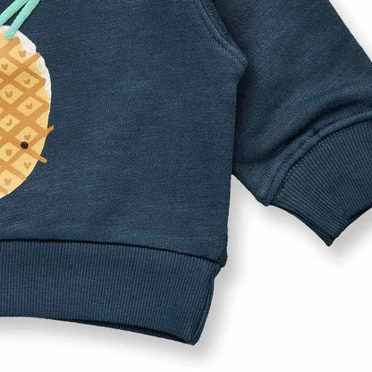 Baby Sweatshirt mit Ananas-Druck, Modell SIAM