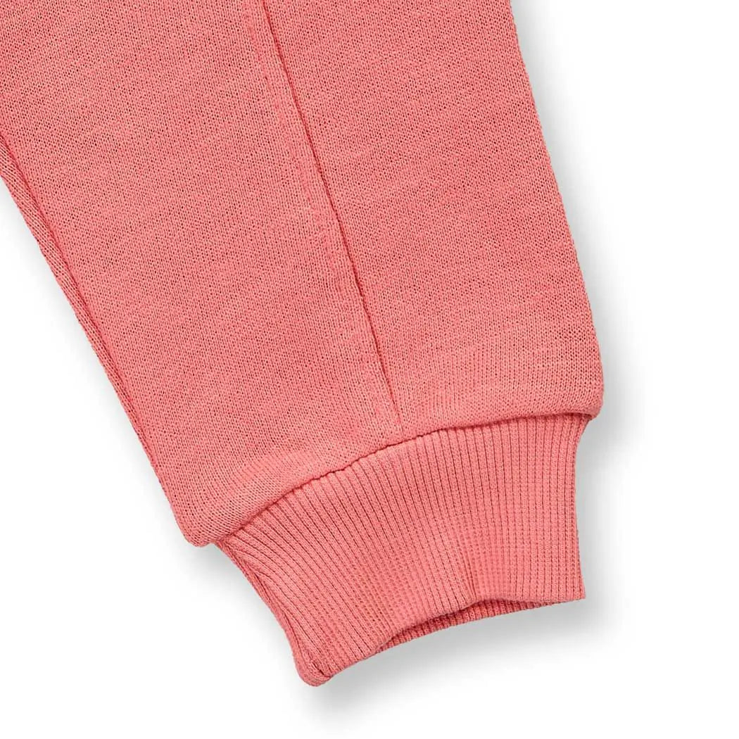 Baby Sweathose in pfirsichrosa, Modell HAUKE