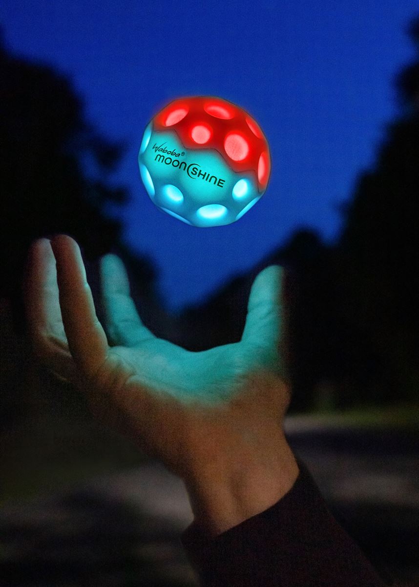 Moonshine Gradient - Hyper Bouncing Ball, blau