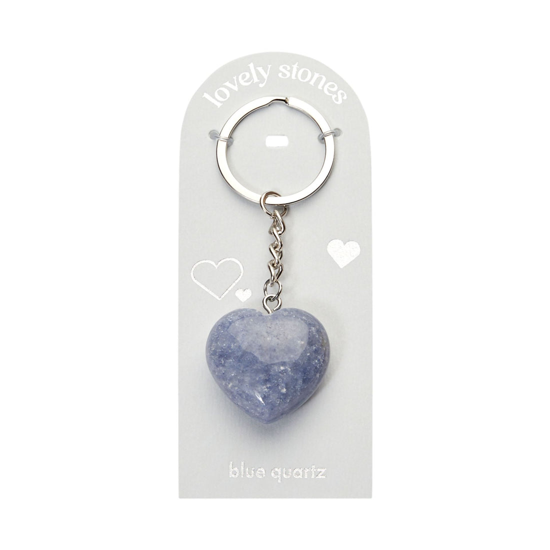 Schlüsselanhänger - lovely stones - blauer Quartz