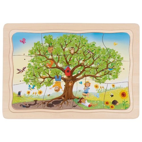 Schichtenpuzzle - Mein Apfelbaum