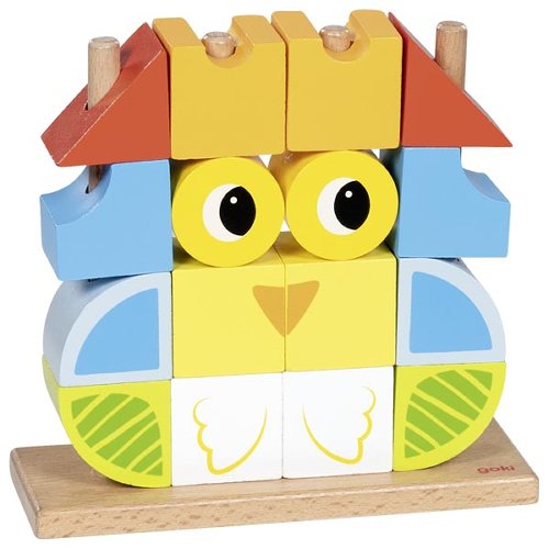 Steckspiel Vario mit 12 Vorlagekärtchen