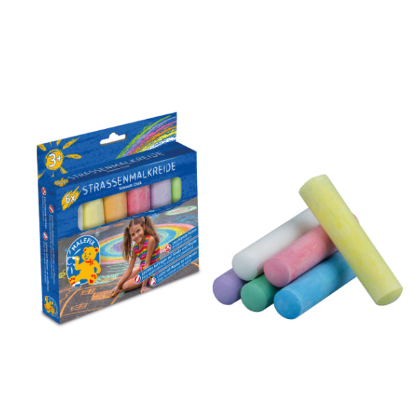 MALEFIX Straßenmalkreide 6er Set