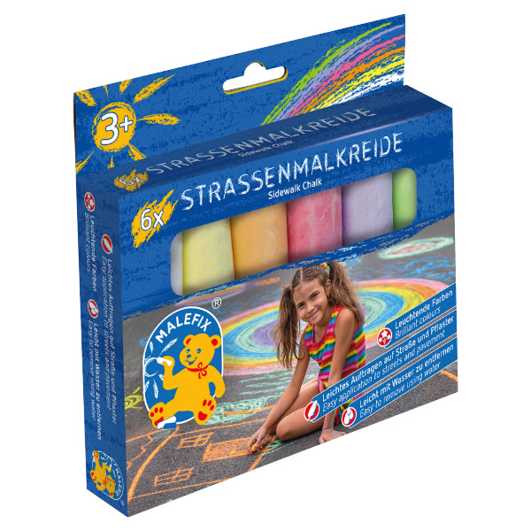 MALEFIX Straßenmalkreide 6er Set