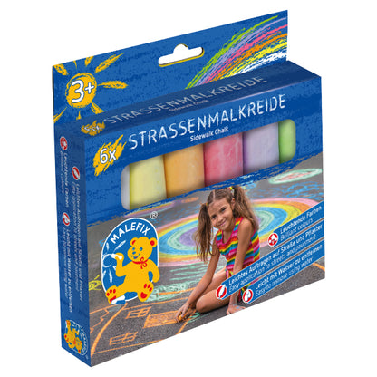 MALEFIX Straßenmalkreide 6er Set