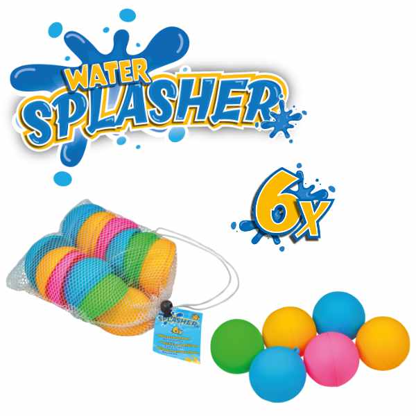 Water Splasher - Wasserbombem 6er Set