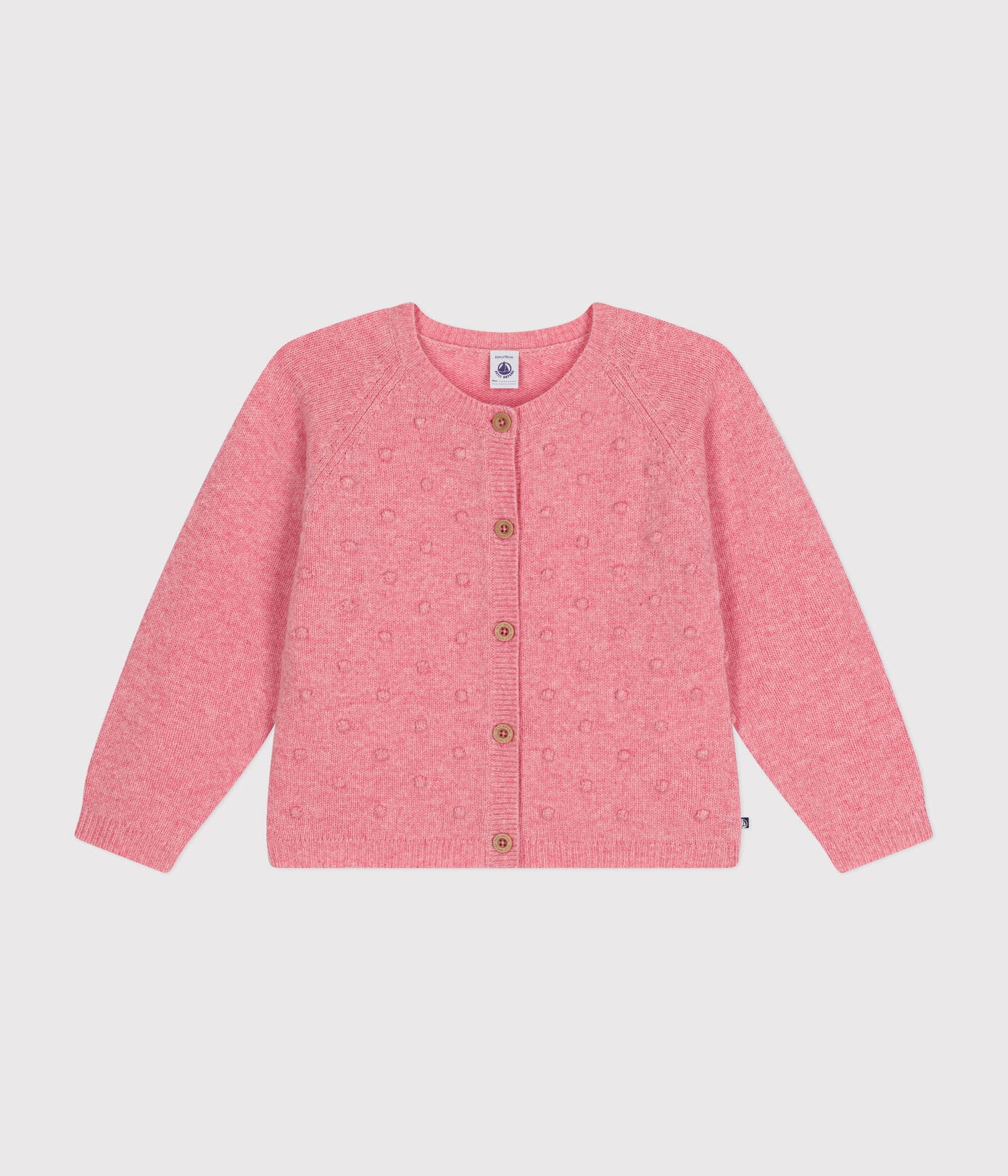 Kinder Cardigan aus Strick mit Wollanteil