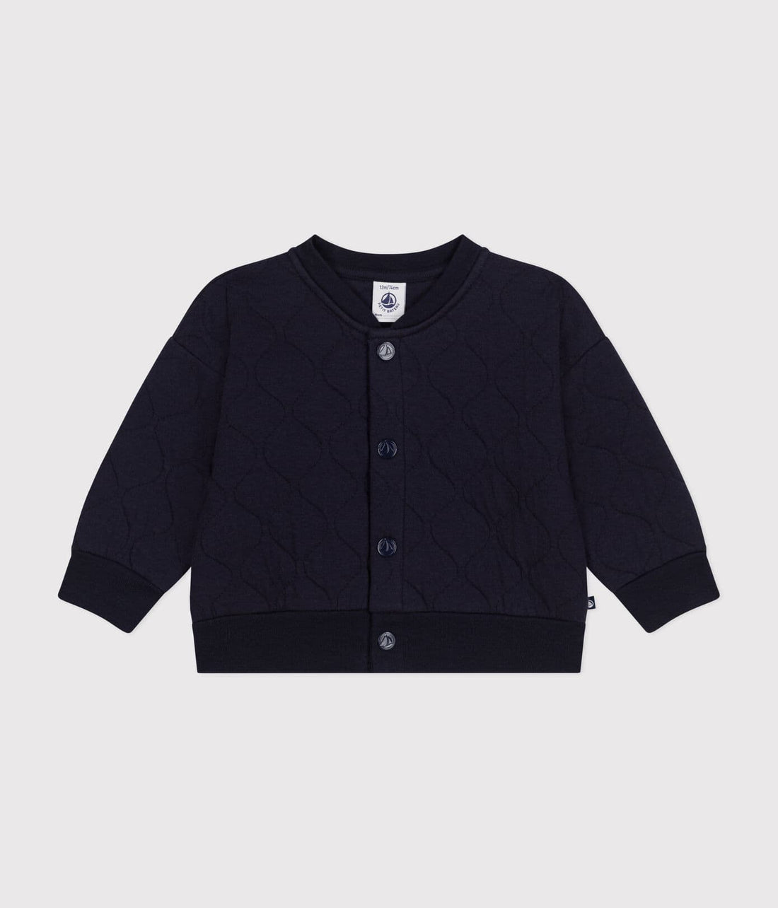 Baby-Teddyjacke aus gestepptem Doppeljersey