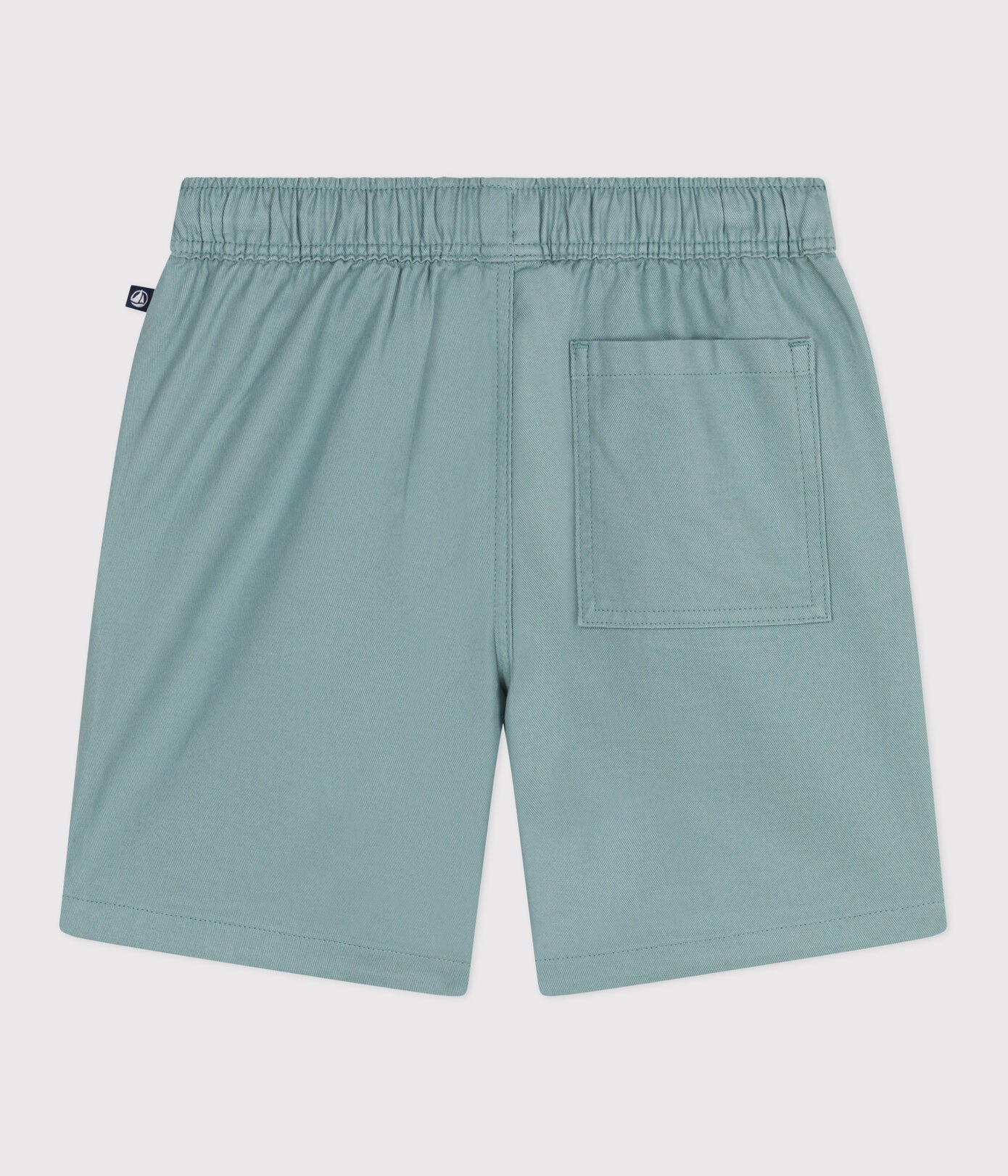 Kinder-Bermudashorts aus einfarbiger Baumwolle