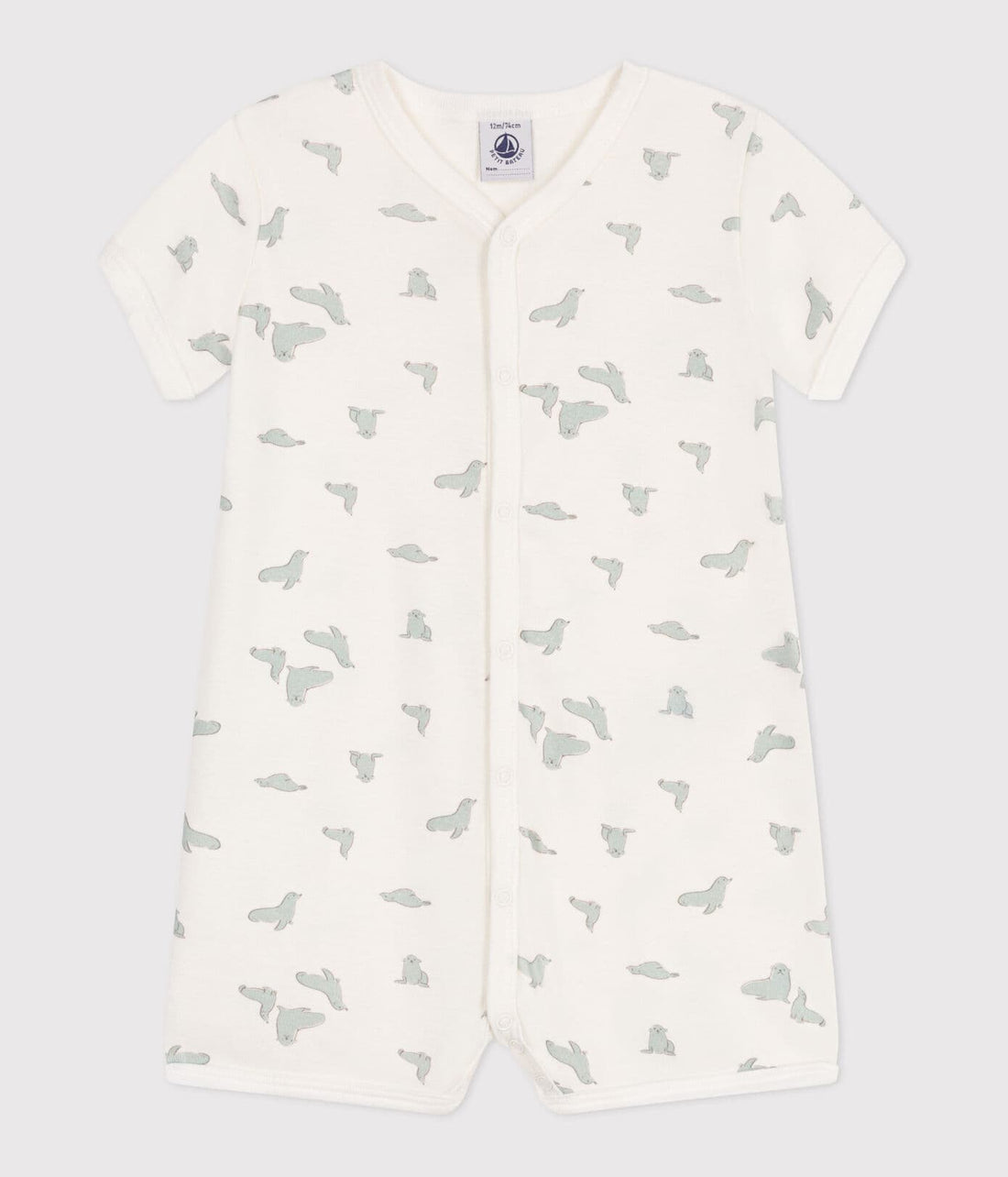 Baby-Kurzoverall aus Baumwolle