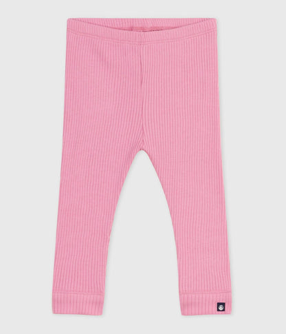 Baby-Leggings aus einfarbiger Baumwolle