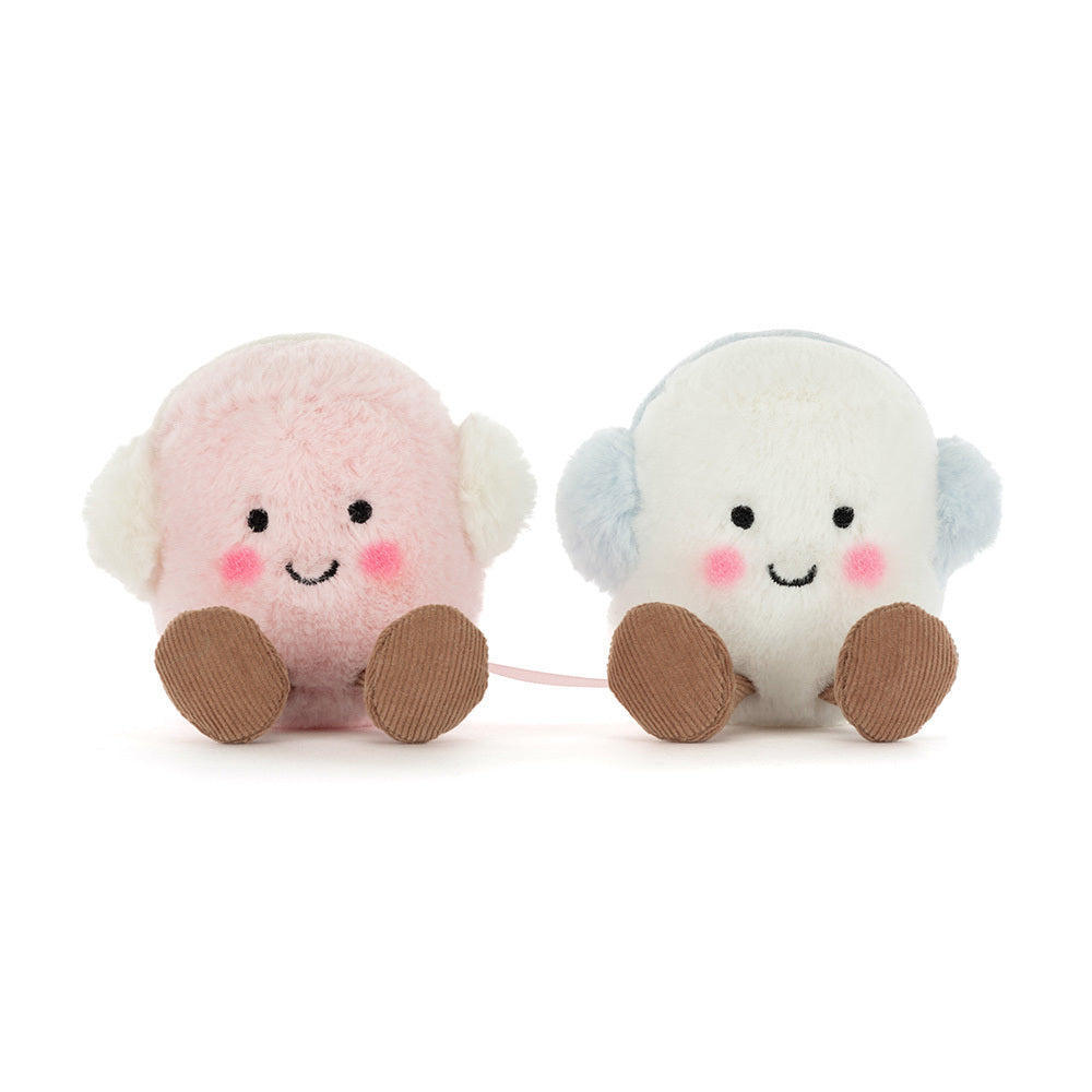 Kuscheltier Amuseables Toastie Pink and White Marshmallows