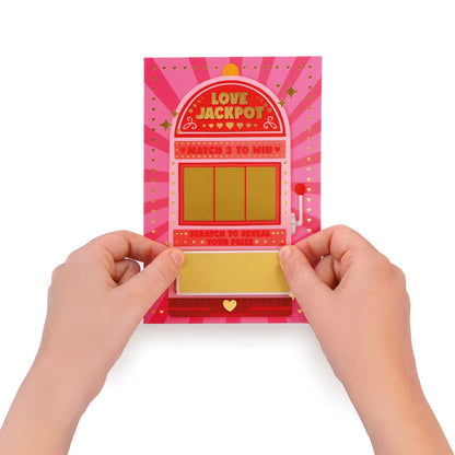Rubbellos-Glückwunschkarte - Love Jackpot