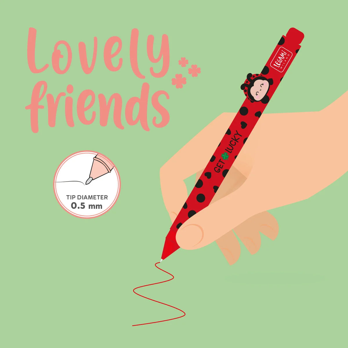 Gelstift - Lovely Friends Ladybug