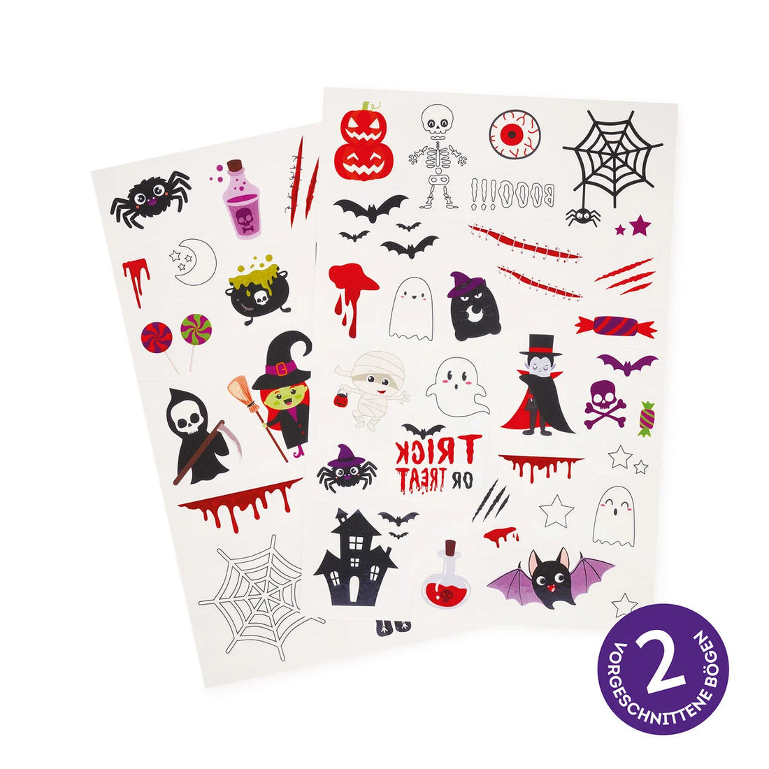 Abziehtattoos - Halloween - Tattoos