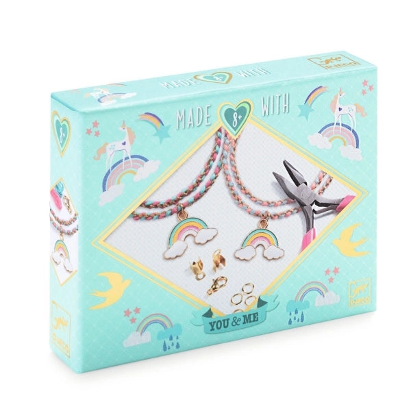 Schmuck basteln: Regenbogen