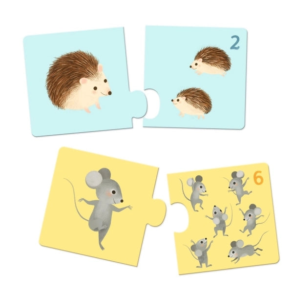 Lernspiel: Puzzle duo: Tierbabys