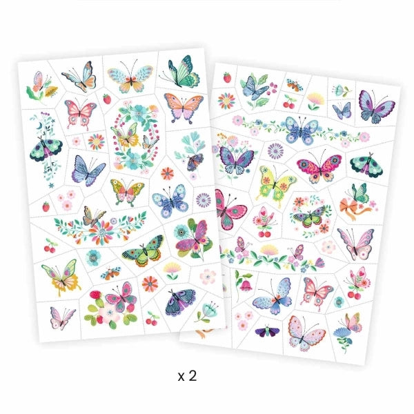 Kinder Tattoos - Schmetterlinge