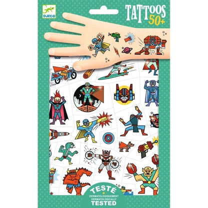 Kinder Tattoos - Superhelden
