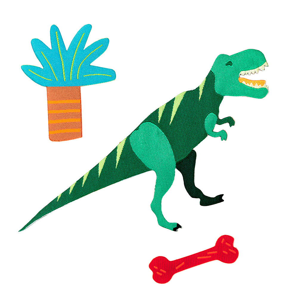 Dino Tyrannosaurus – Stoffsticker zum Kleben