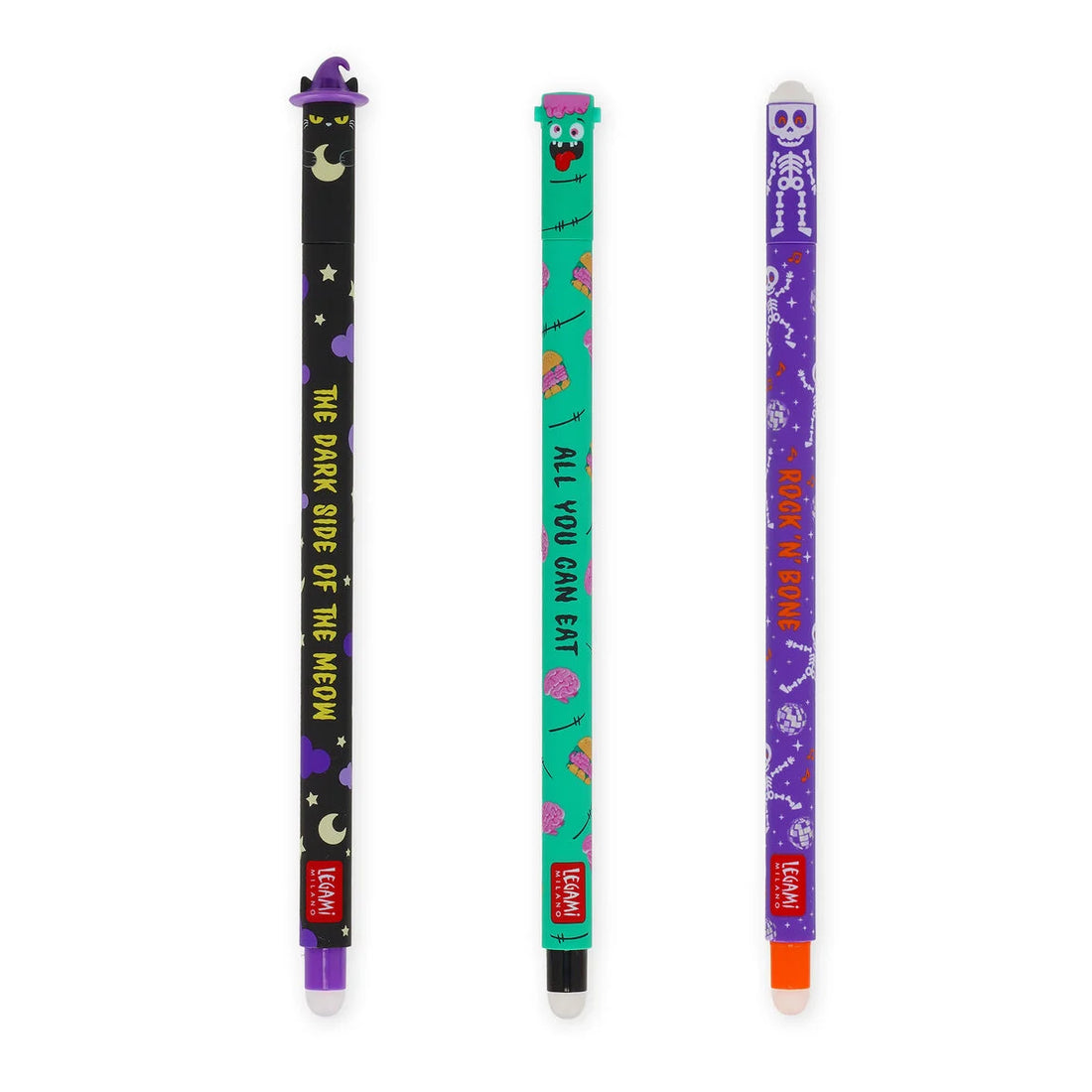 Set mit 3 löschbaren Gelstiften - The Boo Crew - Erasable Pen