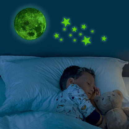 Selbstklebender Leuchtmond - Super Moon