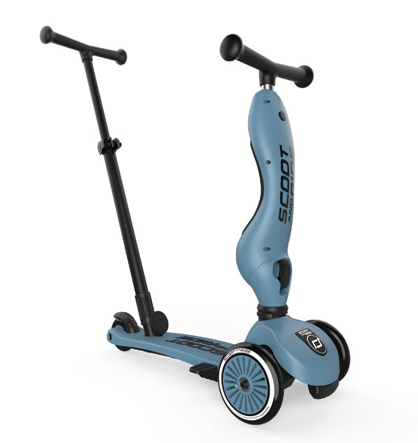 Kinder 2 in 1 Kickboard / Roller - Highwaykick 1 Push and Go Steel