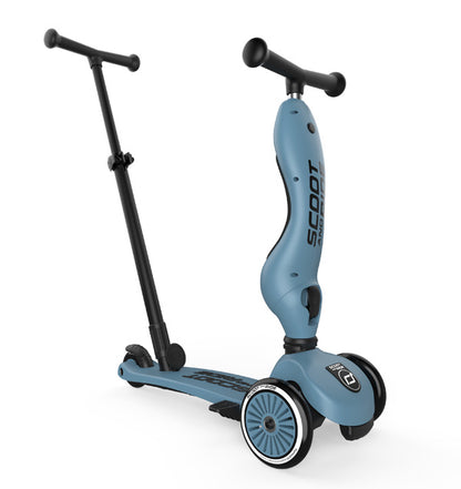 Kinder 2 in 1 Kickboard / Roller - Highwaykick 1 Push and Go Steel