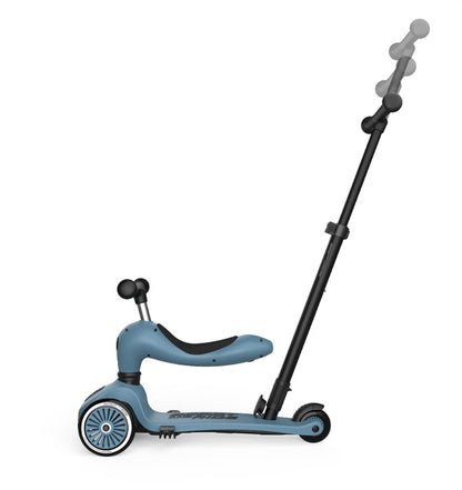 Kinder 2 in 1 Kickboard / Roller - Highwaykick 1 Push and Go Steel