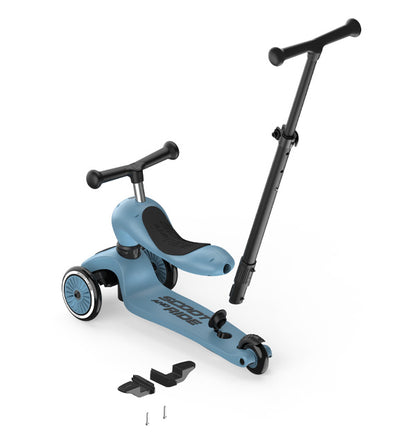 Kinder 2 in 1 Kickboard / Roller - Highwaykick 1 Push and Go Steel