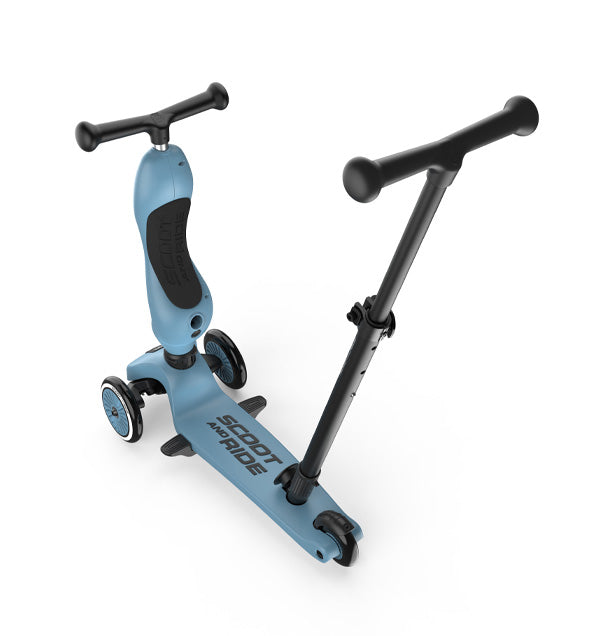 Kinder 2 in 1 Kickboard / Roller - Highwaykick 1 Push and Go Steel