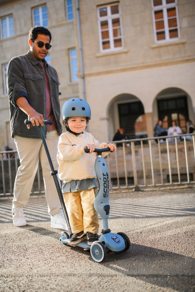 Kinder 2 in 1 Kickboard / Roller - Highwaykick 1 Push and Go Steel