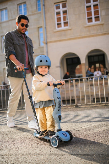 Kinder 2 in 1 Kickboard / Roller - Highwaykick 1 Push and Go Steel