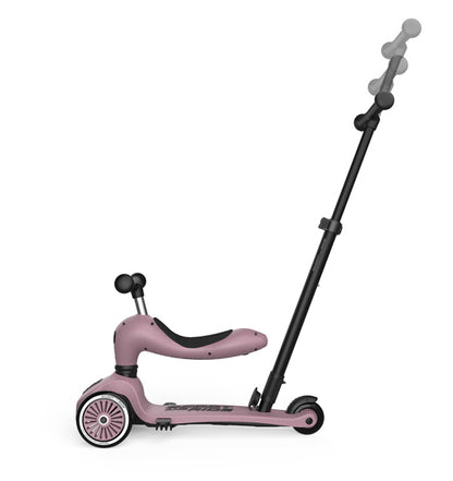 Kinder 2 in 1 Kickboard / Roller - Highwaykick 1 Push and Go wildberry