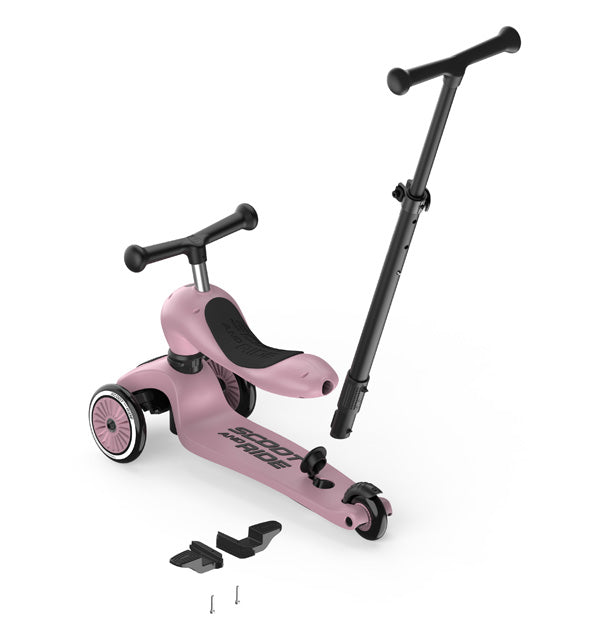 Kinder 2 in 1 Kickboard / Roller - Highwaykick 1 Push and Go wildberry